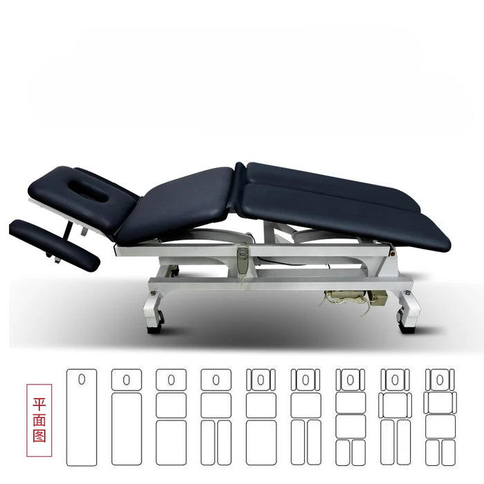 Physiotherapy Therapy Massage Beds Folding Beauty Electric Adjust Massage Beds Medical Lettino Estetista Salon Furniture QF50MB