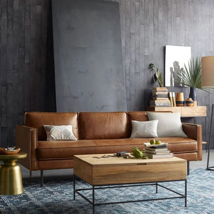Pillow Sofa Living Room Reclining Vintage Leather Wedding Reception Puffs Relax Ground Chair Reading Fauteuil Luxury Furniture