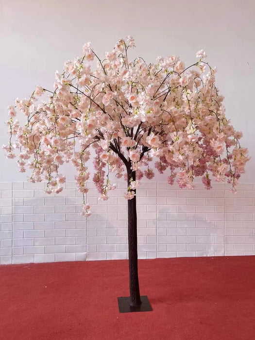 Artificial Cherry Tree Interior Decoration Wishing Tree Simulation Plant 1.2m 1.5M 1.8M Wedding Part Home Decoration Supplies