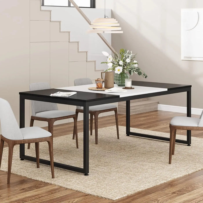 Tribesigns 70.8 Inch Modern Executive Desk Large Workstation Office Computer Table Modern Simple Business Study Writing Desk
