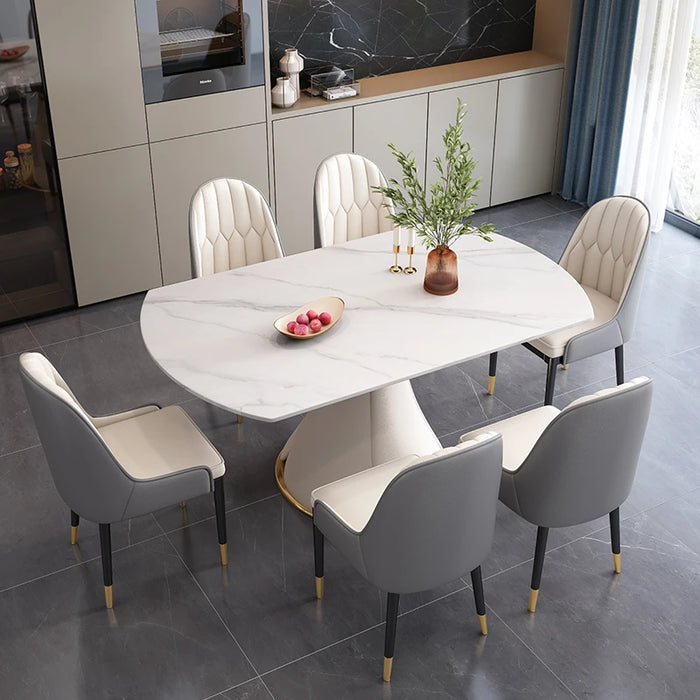 Luxury Replica Dining Table Coffee Round Makeup Hotel Living Room Modern Dining Table Center Mesa Comedor Patio Furniture HDH