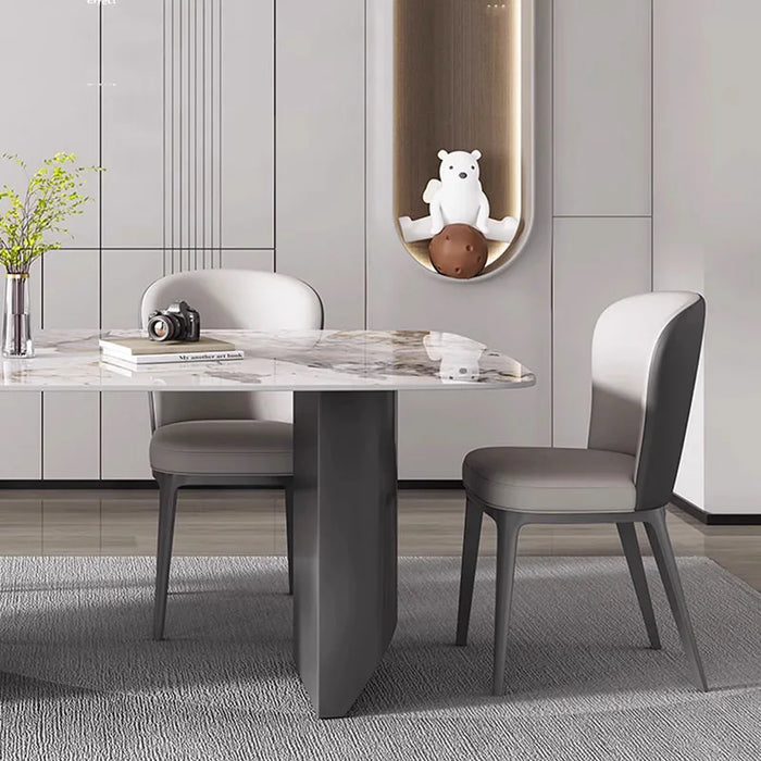 Non Slip Unique Dining Table Modern White Nordic Luxury Mobile Restaurant Tables Marble Design Mesa De Jantar Home Furniture