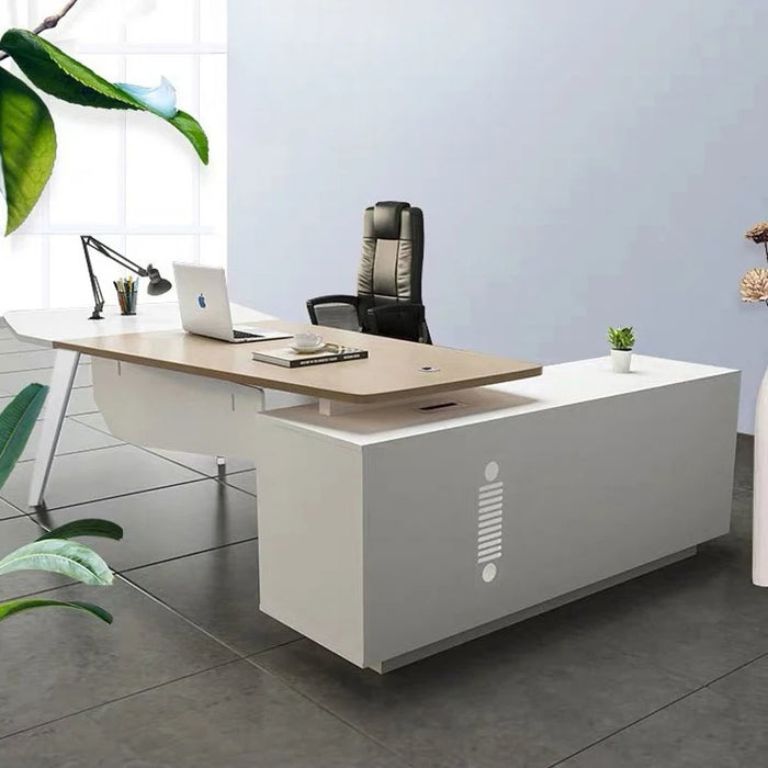 Executive Modern Office Desk Workbench Writing Storage Luxury Office Desk Standing Scrivanie Per Computer Office Furniture
