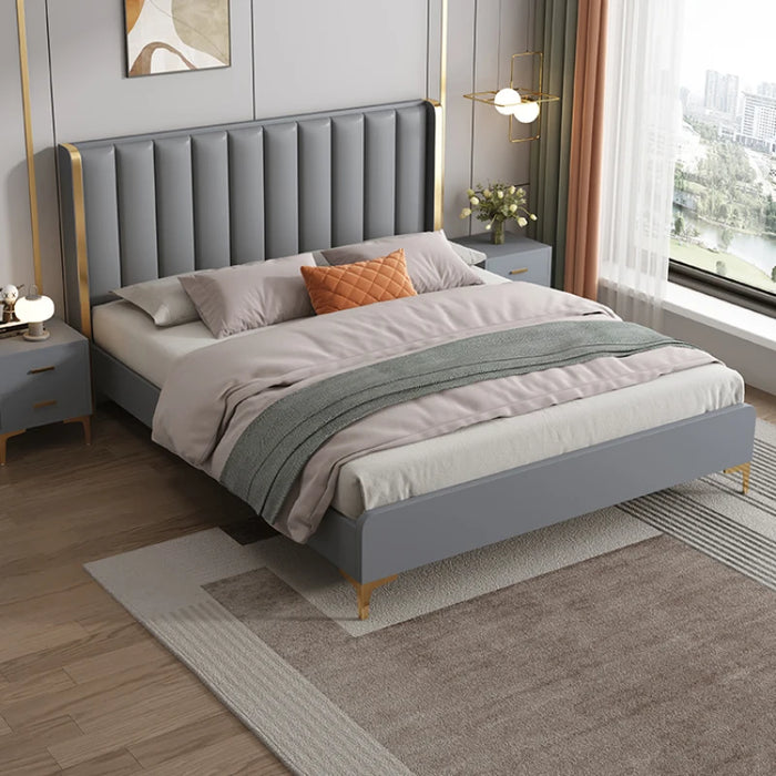 Luxury Modern Beauty Beds Double Leather Storage Adults Safe Living Room Beds Minimalist Free Shipping Camas De Casal Furniture