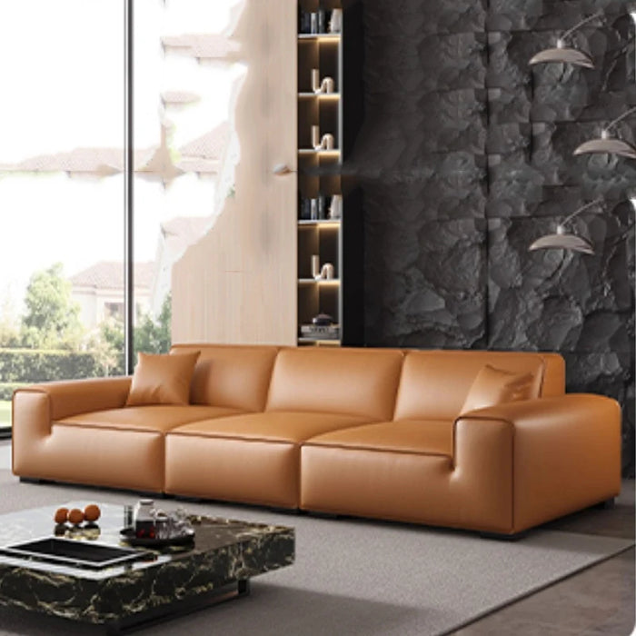 Brown Europe Relax Sofa Lazy Bean Bag High Back Large Sofa Wood Modern Luxury Muebles Para Salas Modernos Home Furniture