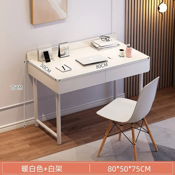 Computer Desk Home Desktop Office Table with Drawer Simple Modern Girl Bedroom Student Writing Study Desk