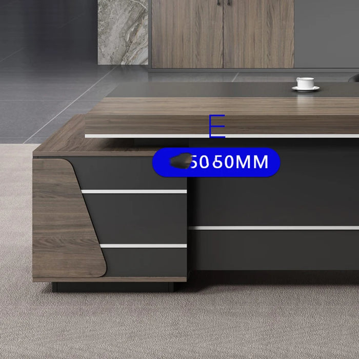 Light Luxury Boss Office Desk And Chair Combination Simple Modern CEO Desk Supervisor Desk Leader Office Computer Furniture