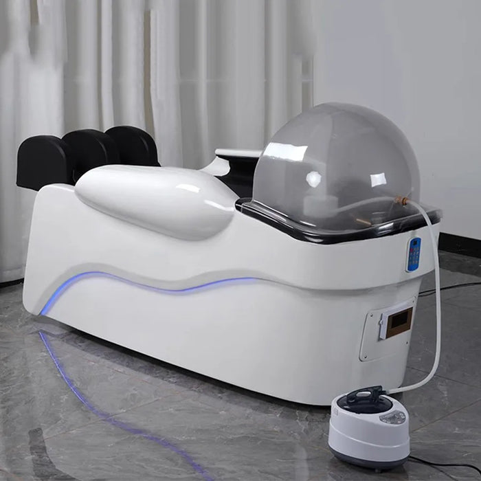 Wash Hair Salon Shampoo Chair Head Massager Reclining Stylist Luxury Shampoo Chair Basin Electronic Massage Cadeiras Furniture