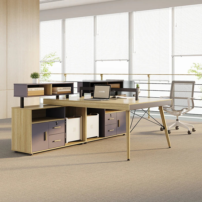 Wooden Boss Office Desk Fashion Professional Storage Modern Designer Computer Desk Tables Drawers Moveis Para Casa Furniture