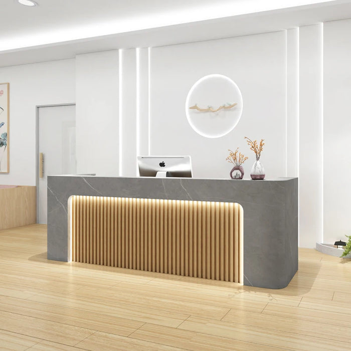 Check Out Counter Retail Store Reception Desk Shop Counter Luxury Office Desk Parental Advisory Bar Meuble Comptoir Furniture
