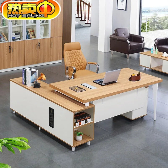 Office furniture boss desk president desk simple modern Taipan desk manager desk supervisor desk chair single person