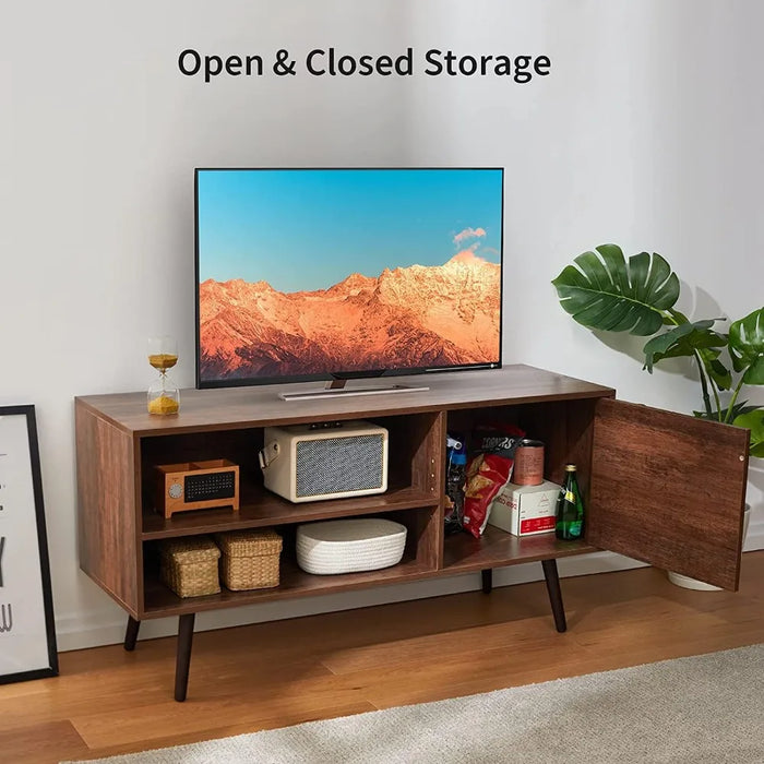 Living Room Wooden TV Cabinet for Living Room Bedroom TV Cabinet Up to 55 Inch Free Shipping Bracket Furniture
