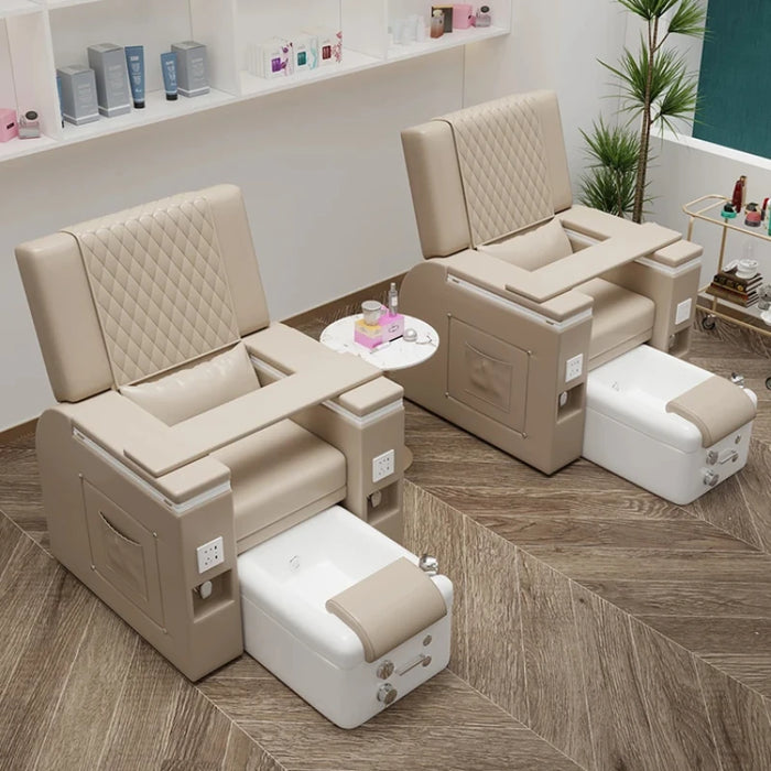 Luxury Salon Pedicure Chairs Massage Ear Cleaning Hairdresser Pedicure Chairs Nail Lounge Electric Poltrone Furniture MR50PC