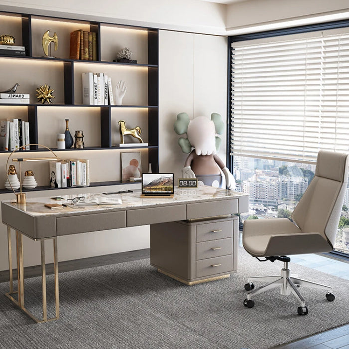 Write Computer Office Desks Design Italian Household Slate Office Desks Luxury Simplicity Bureau Meuble Working Equipment QF50OD