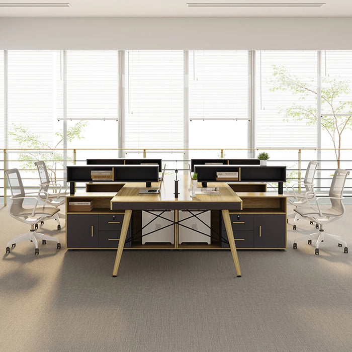Wooden Boss Office Desk Fashion Professional Storage Modern Designer Computer Desk Tables Drawers Moveis Para Casa Furniture