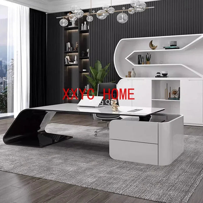 Modern Reception Standing  Executive Computer Desks Storage European Mesa Escritorio Office Furniture
