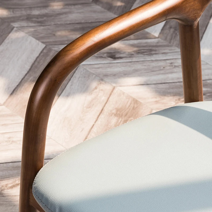 Balcony Household Dining Chair Chinese Style President Leisure Simplicity Wood Design Dining Chair Muebles Home Furniture QF50DC