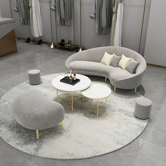 Sectional Set Sofa Living Room Lazy Gaming Office Curved Modern Puff Sofa Arm Couches Accent Wohnzimmer Sofas Home Furniture