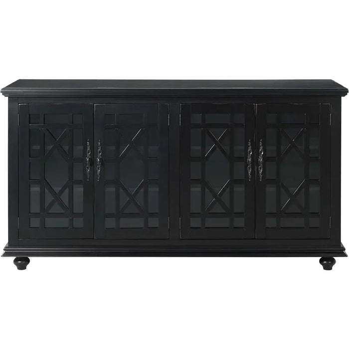 63" TV Stand, Catalina Blue Muebles Para El Hogar Tv Stand Living Room Furniture Cabinet