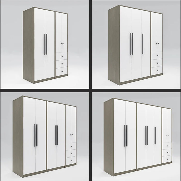 Bedroom integrated wardrobe Nordic simple modern cabinet combination wardrobe