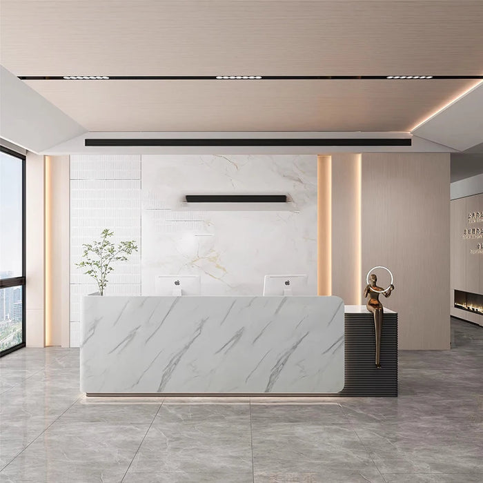 Luxury Bar Reception Desks Mobile Store Hotel Study Beauty Reception Desks Consul Conference comptoir magasin Furniture WJ20XP