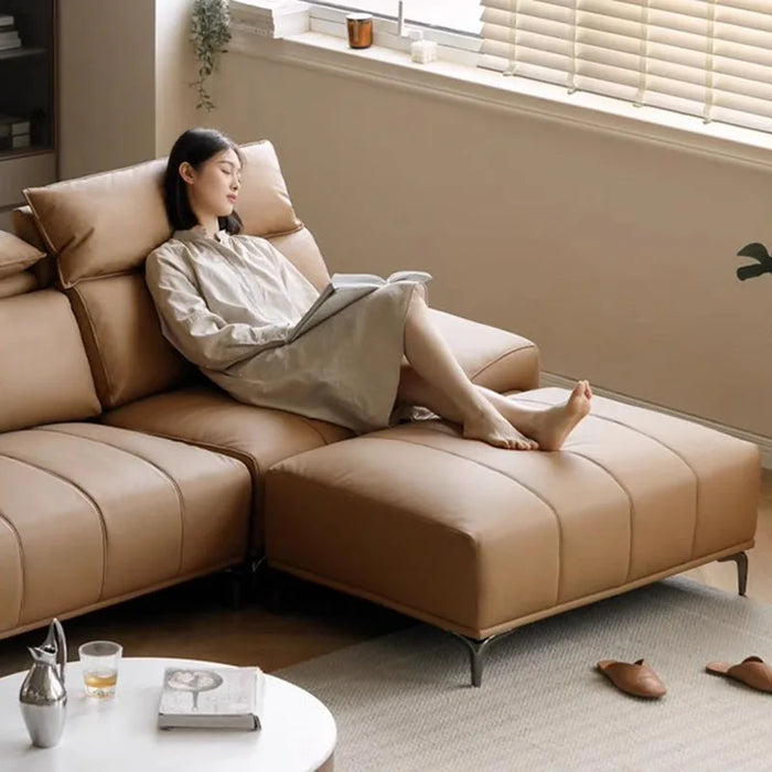 Ergonomic Reclining Luxury Sofa Salon Bedroom Curve Library Couch Minimalist Designer Cama Multifuncional Living Room Furniture
