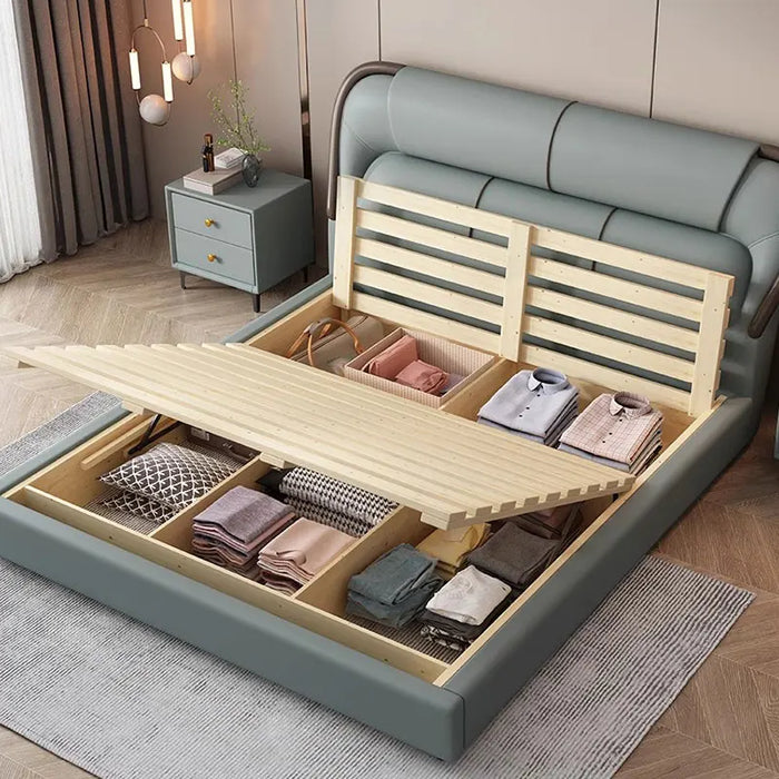 Luxury Queen Kids Double Bed Nordic High End Headboard Twin Double Bed Girl Sleeping Cama De Casal Furniture For Bedroom