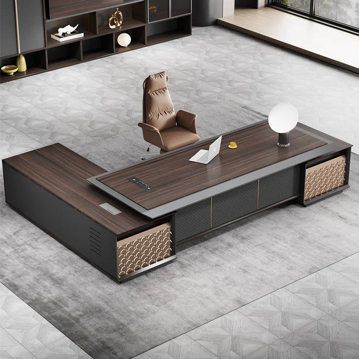 Reception Study Desk Standing Drawers Filing Modern Executive Office Desk Writing Storage Escritorios De Ordenador Furniture