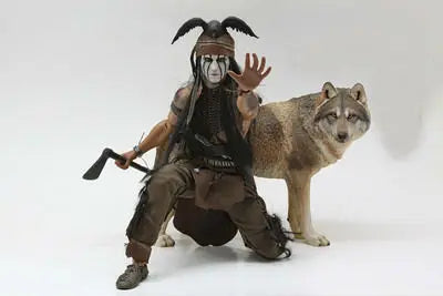 1:6 Prairie Wolf Model High-end Birthday Gift Car Interior Decoration Home Decoration Super Simulation