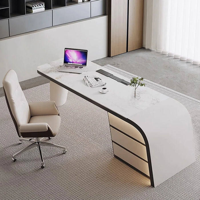Meeting Writing Office Desks Desktop Computer Storage Reception Workbench Drawers Executive Scrivania Ufficio Lavoro Furniture