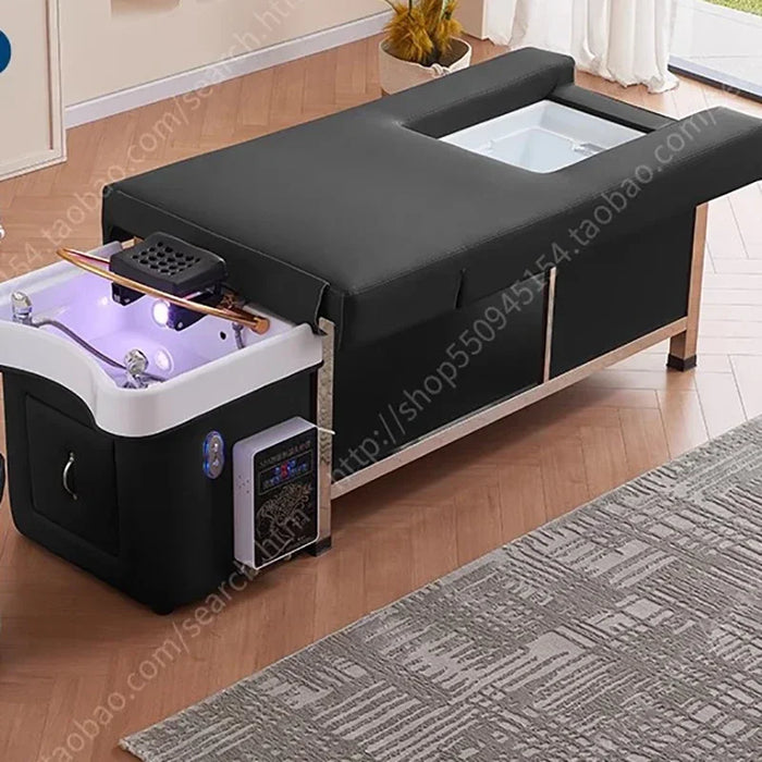 Hair Washing Massage Bed Nursing Electric Professional Shampoo Chair Washbasin Shaving Kappers Stoel Hairsalon Furniture CY50XT