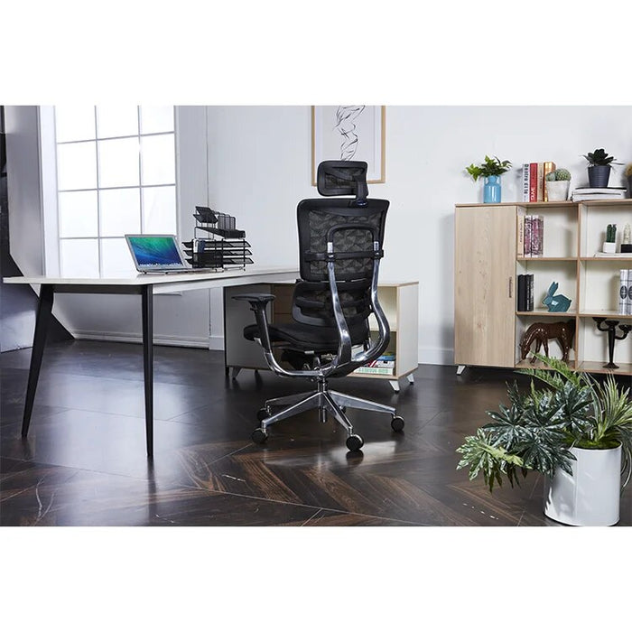 JNS 801 Commercial Furniture 3D Adjustable Mesh Chair Ergonomic Office Chair 1 Piece Aluminum Modern 4 Gas Lift 5 Years Optional