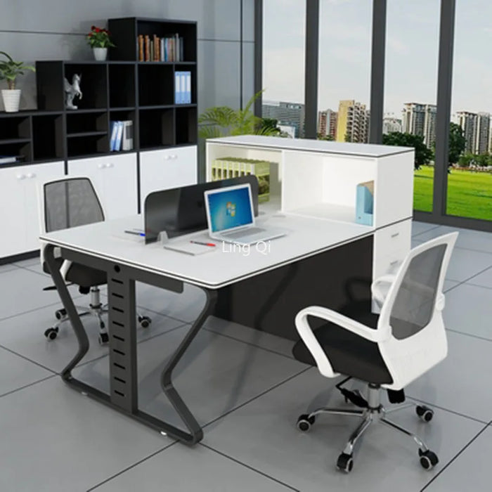 Free Shipping Standing Office Desk Small Study Minimalist Unusual Computer Desks Organizer Floor Mesa Escritorio Home Furniture