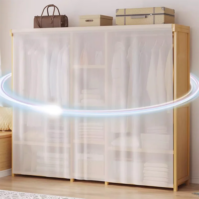 Waterproof Luxury Wardrobe Bedroom Modern Dressing Clothing Wardrobe Storage Living Room Shelf Ropero De Tela Hotel Furniture