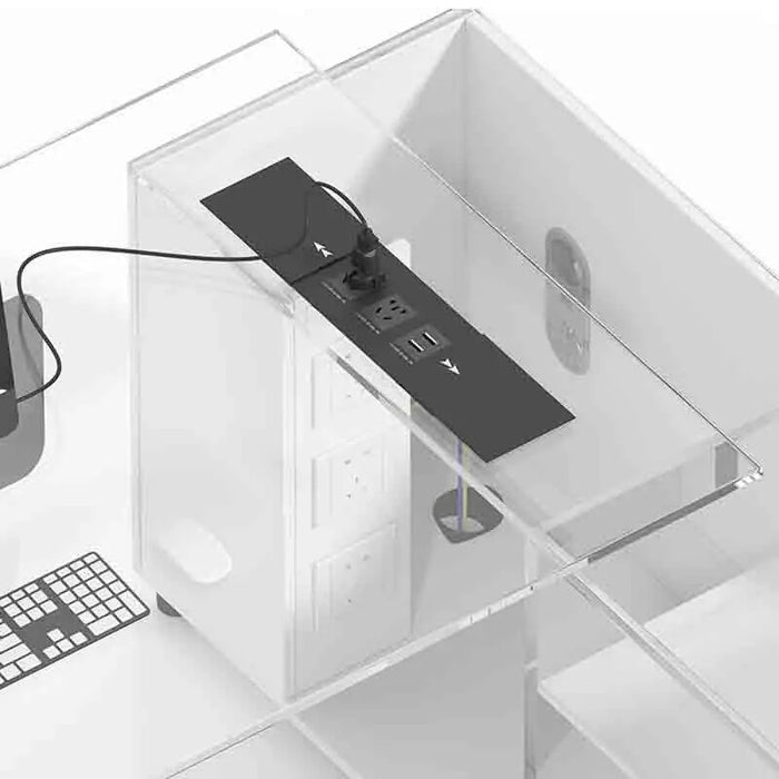 Modern Writing Office Desks Floor Executive Multifunctiona Meeting Office Desks Workstation White Scrivania Angolare Furnitures