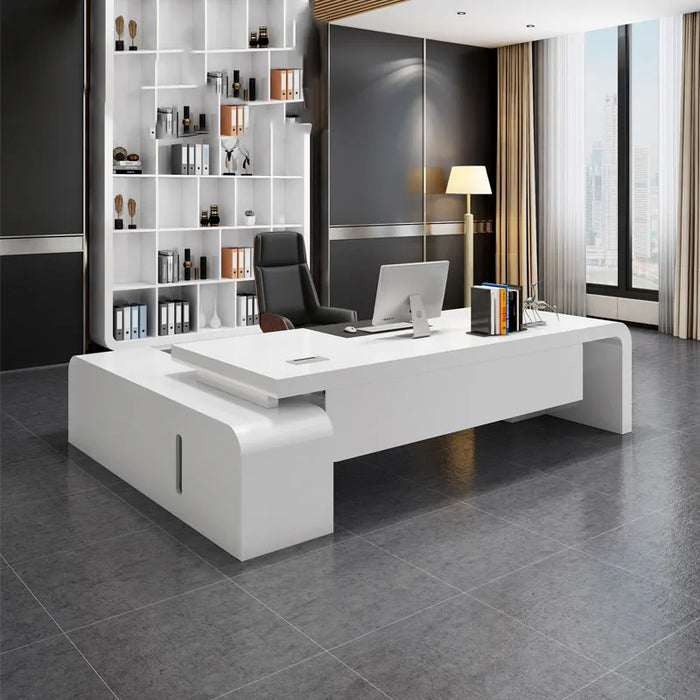 White Conference Office Desk Computer Executive Art Drafting Studio Office Desk Workbench Escritorio Gaming Luxury Furniture