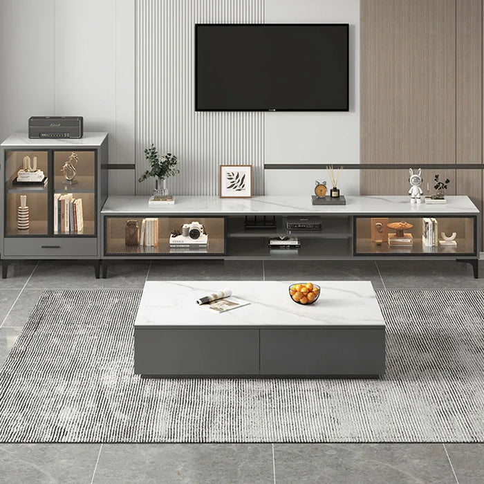 Luxury Tv Stand Wooden Drawers Storage Corner Wooden Display Console Tv Stand Entertainment Center Meuble Living Room Furniture