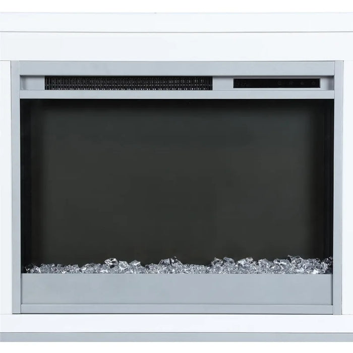 Ameriwood Home Lumina Fireplace TV Stand for TVs up to 70", White