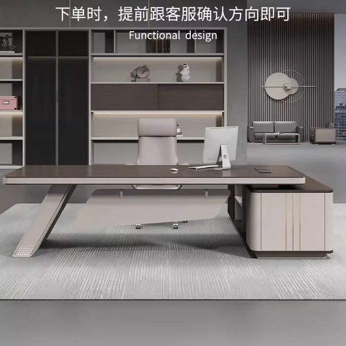 Console Extender Office Desks Wooden Workbench Luxury Drawers Storage Executive Meeting Modern Bureau Meuble Desk Accessories