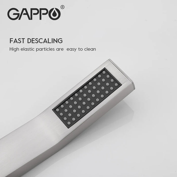 GAPPO Shower Set Wall Mounted Shower Faucet Mixer Rainfall Bathroom Shower Tap with Handshower Bath Spout