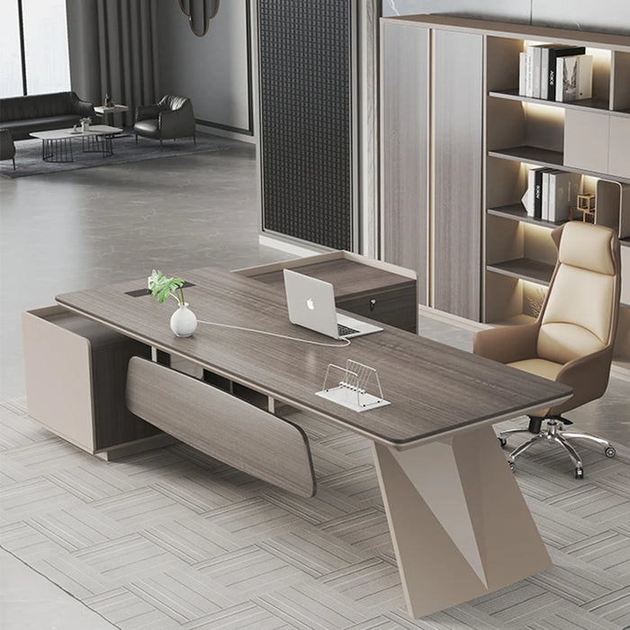 Boss Office Desk Simple Modern President Manager Supervisor Desk Light Luxurious Leadership Office Desk Furniture Luxurious