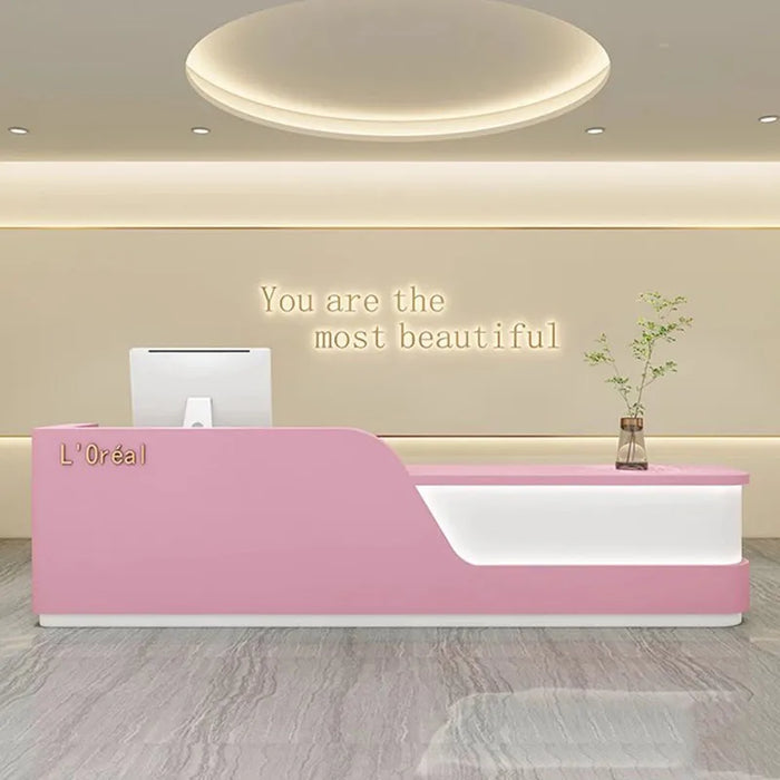 Church Pulpit Reception Desk Counter Office Siting Bar Service Desk Vanity Beauty Scrivania Ufficio Lavoro Modern Furniture