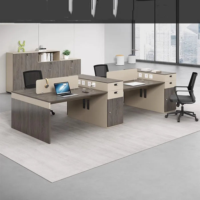 Storage Monitor Office Desk Workbench Writing Meeting Drafting Standing Office Desk Cheap Scrivania Legno Office Furniture HDH