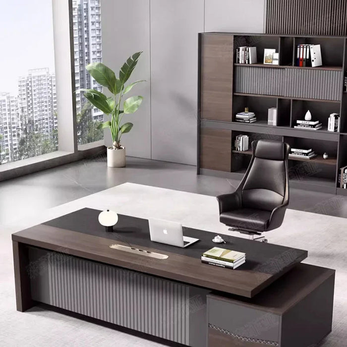 Reception L Shaped Wooden Office Desks Writing Keyboard Multifunctional Office Desks Storage Study Scrivania Angolare Furniture