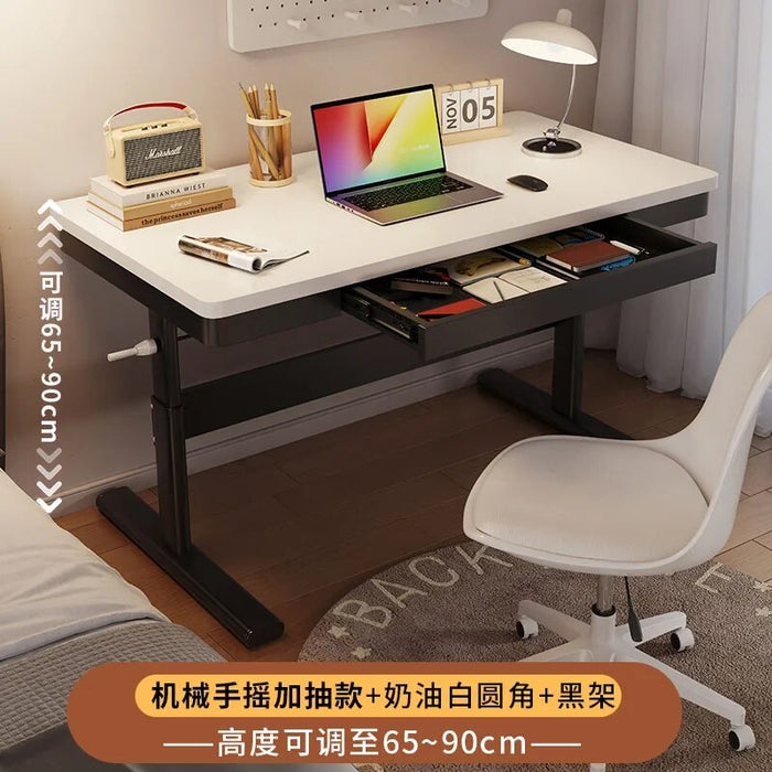 Office Gaming Computer Desks Study Standing White Auxiliary Writing Computer Desks Office Small Mesa Plegable Furniture HY