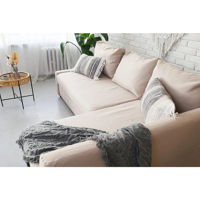 Sofa, equipped with recliner corner cover, sofa cover, L-shaped corner sofa for home living room