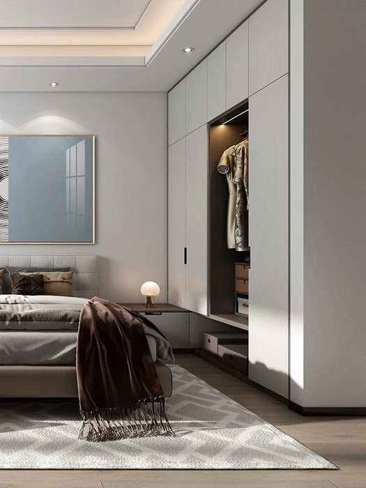 Luxury cloakroom wardrobe custom Jin Quanwu custom walk-in integral furniture