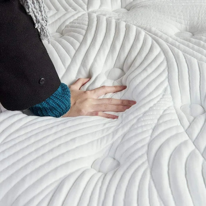 King Mattress in a Box - 12 Inch Plush Pillow Top Hybrid Mattress, Gel Memory Foam for Sleep Cool