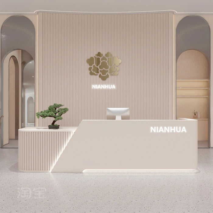 Luxury Executive Reception Desks Counter Replica Hospital Office Front Desk Podium Escrivaninha Para Quarto Luxury Furniture
