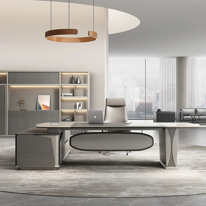 Storage Executive Office Desks Monitor Writing Shelf Organization Converter Computer Study Work Console Bureau Meuble Supplies